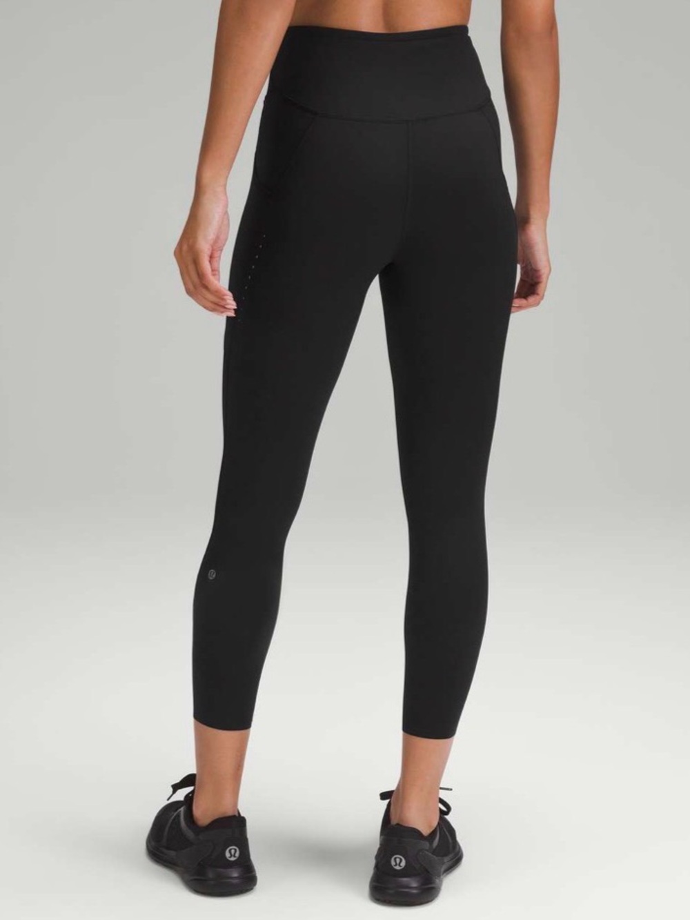 Lululemon Fast and Free High Rise Running Tights with Pockets in Black